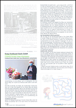 Ferdinand Eisele verabschiedet langjährige Mitarbeiterin, in Birkenfeld Aktuell extra4 Labelling Systems verabschiedet langjährige Mitarbeiterin Zdenka Miksa